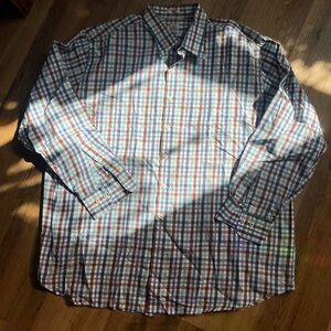 Peter Millar Plaid Button-Down Shirt